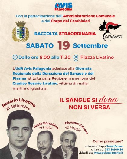 AVIS Palagonia - Giornata Regionale della Donazione del Sangue e del plasma
