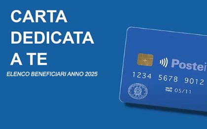 Carta Solidale Acquisti “Dedicata a Te” per beni di prima necessità 