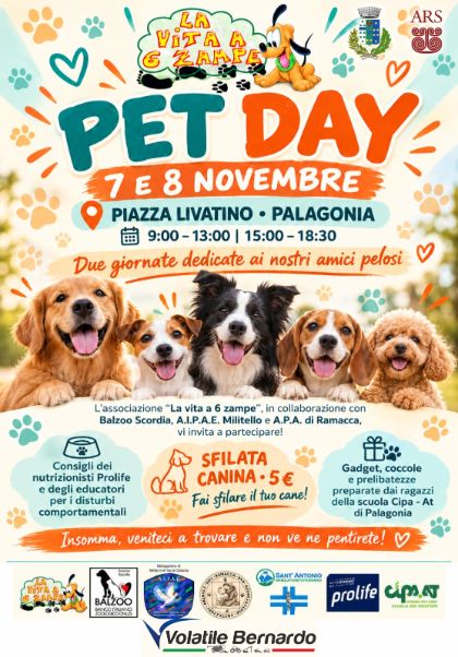 Pet Day – 7 e 8 novembre a Palagonia