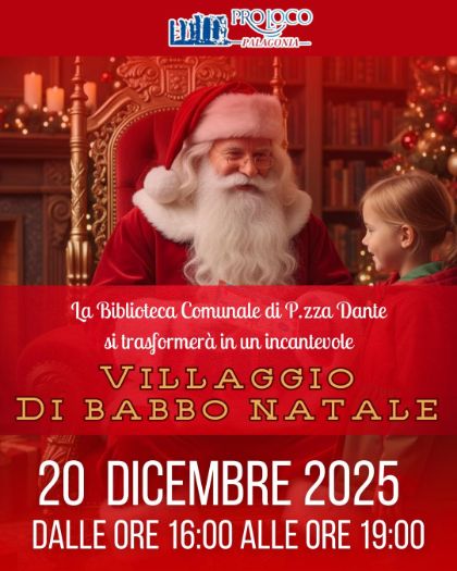 Villaggio di Babbo Natale – Apertura pomeridiana sabato 20 dicembre